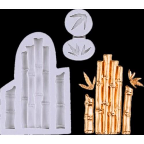 KLM New Landscape Bamboo Silicone Mold Cake Mold Chocolate Fondant Tool