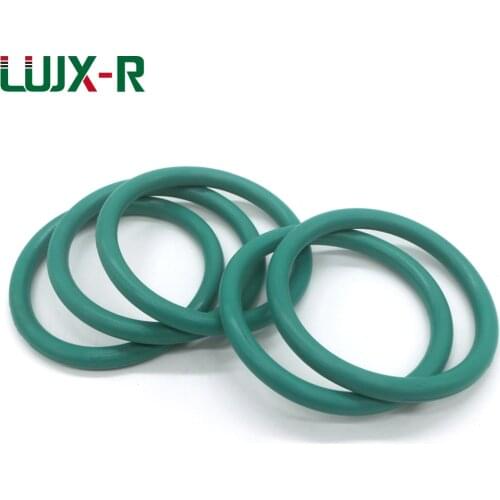 LUJX-R 5pcs O Ring Seal 6mm Green Ozone Resistance O-Ring OD50/55/60/65/70/75/85/90/100/105/110 Oil Sealing Washer Rings Gasket