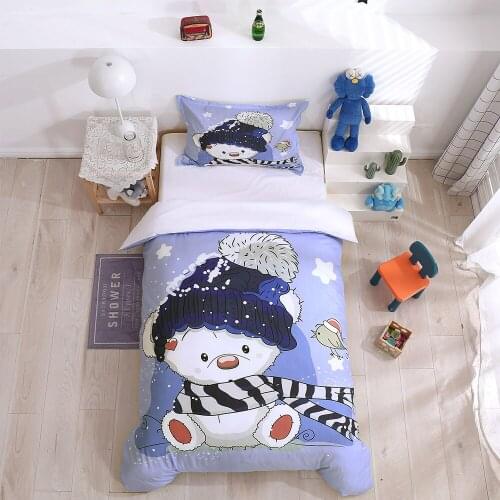 Cartoon Snowman 3D Print Comforter Bedding Sets Queen Twin Single Size Duvet Cover Set Quilt Cover Home Textile Luxury Gift