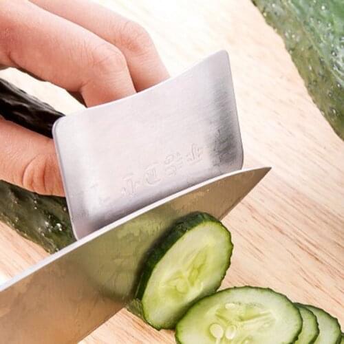 Kitchen Cooking Tools Stainless Steel Finger Hand Protector Guard Personalized Design Chop Safe Slice Knife