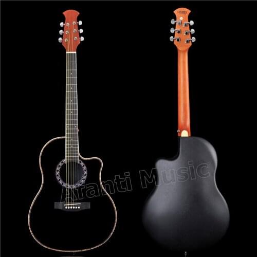 HOT! Afanti Music Super Roundback/ Carbon Fiber Back & Side Acoustic guitar (ANT-137)