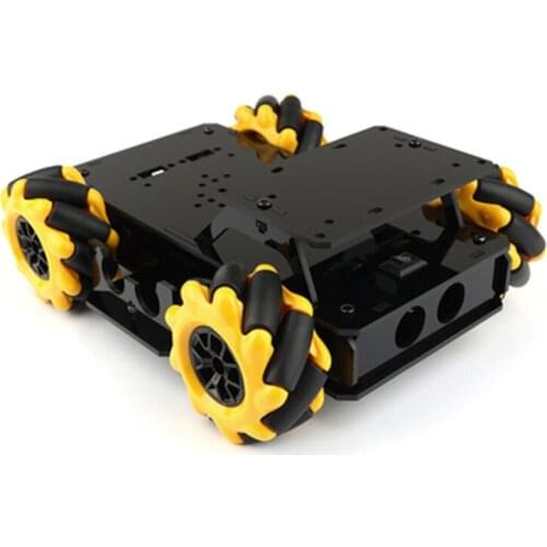 TT Motor Motor 4WD Omni-Directional Mobile Trolley McNum Wheel Trolley Chassis McNum Wheel 60mm