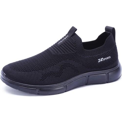 Mens Shoes Sneakers 2019 New Listing High Quality Casual Shoes Mesh Loose Comfortable Soft Bottom Breathable Mesh Mens Shoes