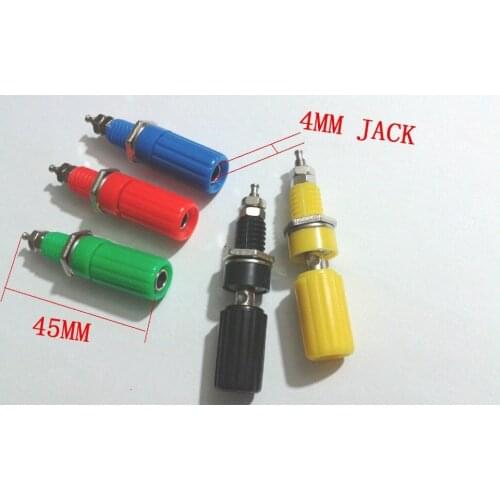 1000PCS New Binding Post For Speaker 4mm Banana Plug Test Connectors adapter