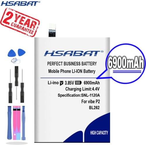 New Arrival [ HSABAT ] 6900mAh BL262 Replacement Battery for Lenovo Vibe P2 P2C72 P2A42