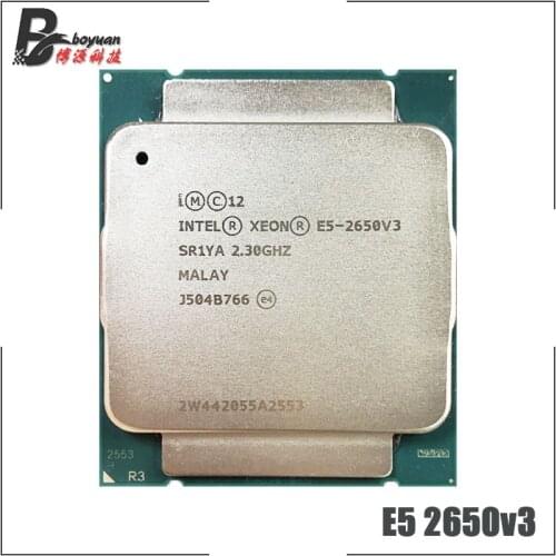 Intel Xeon E5-2650V3 E5 2650v3 E5 2650 v3 2.3 GHz Ten-Core Twenty-Thread CPU Processor 25M 105W LGA 2011-3