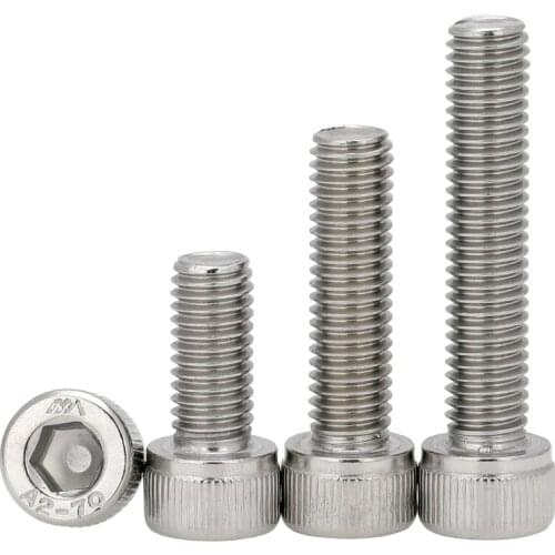 Stainless steel hexagon socket screw with cylindrical head Krum cup head m1.4m1.6m2m2.5m3