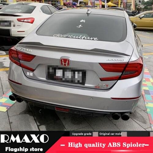For Accord Spoiler 2018-2019 Honda Accord YoFCK Spoiler ABS plastic Material Car Rear Wing Color Rear Spoiler