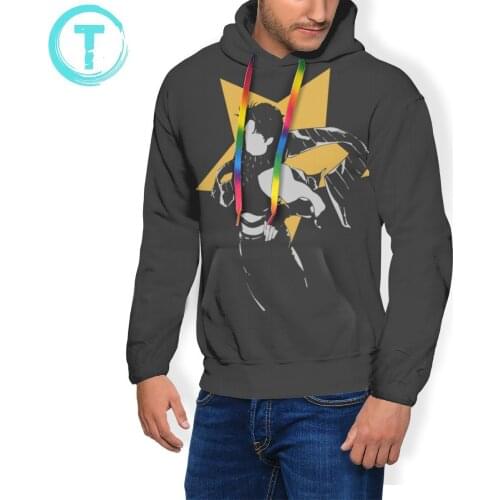 Jojo Hoodie Jojo Bizarre Adventures Joseph Joestar Hoodies White Polyester Pullover Hoodie Long Large Hoodies