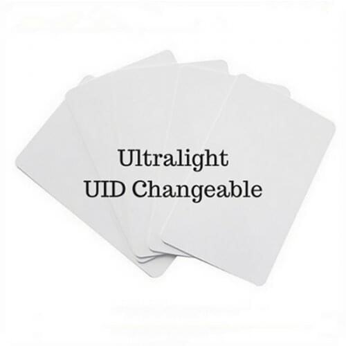 Ultralight 13.56mhz UID Changeable Magic Thin Card (White)