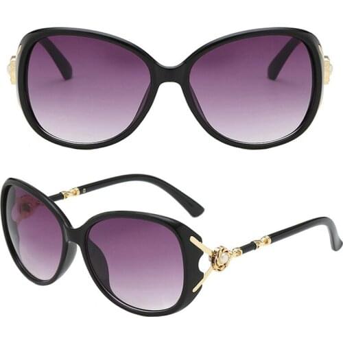 Fashion Classic Round Sunglasses Lady Girl Retro Design Big Frame Sun Glasses For Women