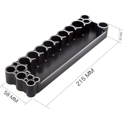 1Pcs HUDY Professional RC Tool Multifunction Tool socket bracket Screwdriver holder Storage tray 6061 CNC Display stand