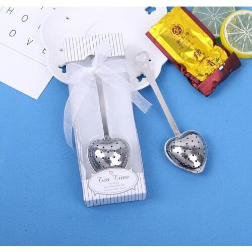 10pcs Promotion Souvenir Gift ideas Tea infuser Wedding Favors and Gifts for Guests Drop shipping