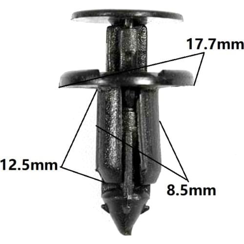 Universal Fixed Clamps For Toyota Camry Corolla Auto Bumper Push in Retaining Clips For Toyota Clips Fasteners