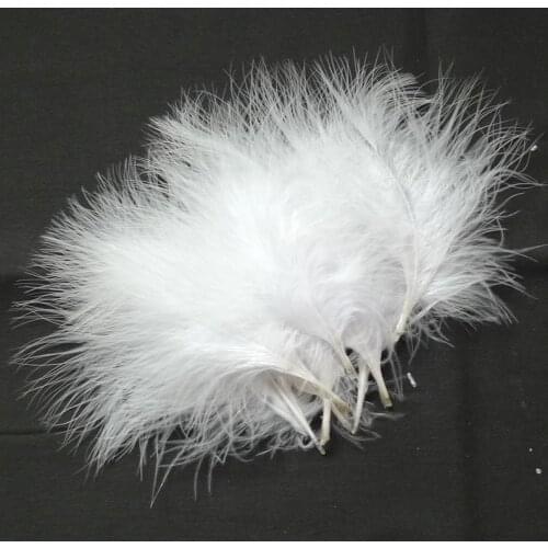 100pcs/lot 8-10cm beautiful natural turkey feathers for DIY clothes decoration white feathers feather boa ostrich feathers