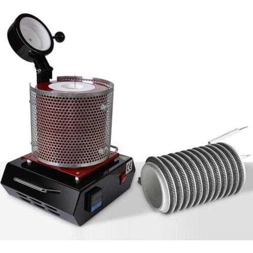 110V Ceramic Heating Chamber With Coil Electric Melting Furnace Kit 1150