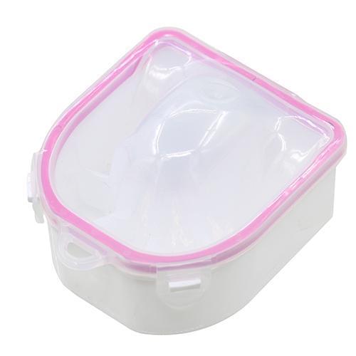 2 Layers Finger Shape Nail Art Polish Remove Wash Soak Bowl Manicure Spa Tool