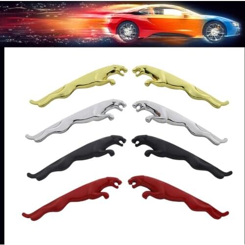 3D Premium Leaping Leopard car Hood Fender trunk Decal Emblem Badge Sticker for X-TYPE F-TYPE S-TYPE XE XF XJ XK XJR XFR XJS XJL