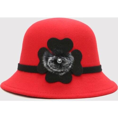 Женские фетровые шляпы BING YUAN HAO XUAN China At AliExpress