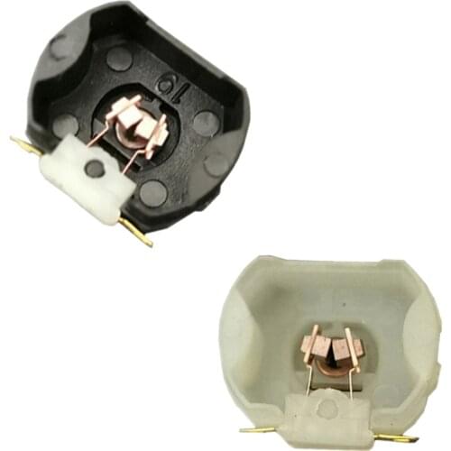 Carbon brush bearing back cover parts DIY 130 dc motor toy drive parts White/Black