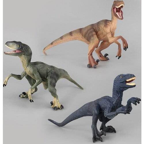 Velociraptor Tyrannosaurus Rex Pterosaur Dinosaur Action Figure Animal Collection Model Kids Toy Doll Home Decoration