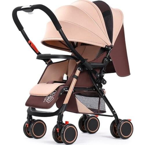 Stroller Two-way Push baby Pram light portable shock absorber newborn car foldable baby strollers