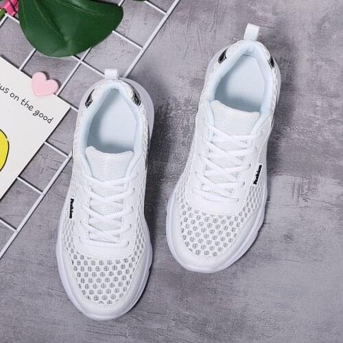 Casual Walking Shoes Women Breathable Mesh Sneakers Fashion Jogging Zapatillas Trend All-Match Chaussures Non-Slip Soft Footwear