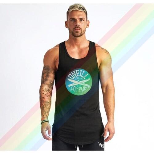 ONeil 2021 Hot Sale Fashion Logo Summer Soft Custom Sleeveless Design Your Own Vest Cotton Mens Muscle Tee Tank Top Shirt
