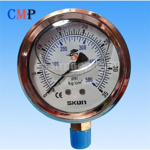 CH04 Pressure gauge for high-pressure motors Wire-cut Stainless steel pressure gauge for CHMER EDM Machine ACCUTEX EDM Machine