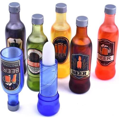 Cartoon bottle Protect Moisturizer Lip Balm Nutritious Lips Natural Plant Organic Lipstick Lip Gloss Makeup