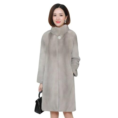 ODFVEBX Fashionable Fur Coats