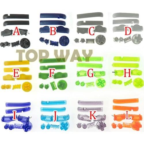 1set Original D-Pads Power ON OFF Buttons for Gameboy Advance A B L R Buttons Frame for GBA Buttons