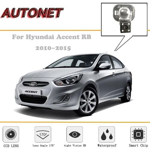 AUTONET Rear View camera For Hyundai Accent RB 2010~2015/CCD/Night Vision/Reverse Camera/Backup Camera/license plate camera