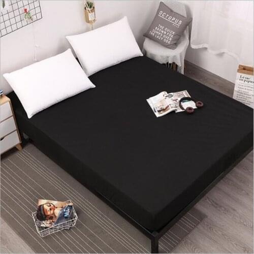 Polyester Matress Cover 100% Waterproof Mattress Protector Bed Anti-mite Anti-dust Anti-slippery And Washable Mattress Cover