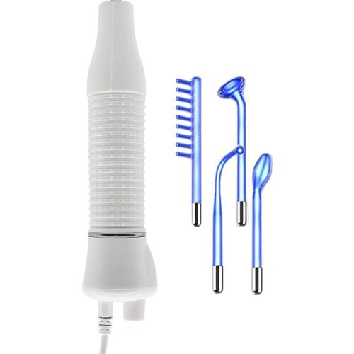 Portable Handheld High Frequency Facial Wand Face Machine Device Skin Tightening Spot Acne Remover EU