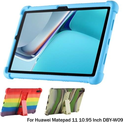 Drop Resistance Protective Tablet Case For Huawei Matepad 11 10.95 Inch DBY-W09 Durable Fashion Soft Red Blue Shockproof Cover