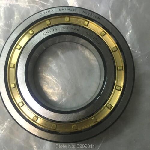 SHLNZB Bearing 1Pcs NJ411 NJ411E NJ411M NJ411EM NJ411ECM C3 55*140*33mm Brass Cage Cylindrical Roller Bearings