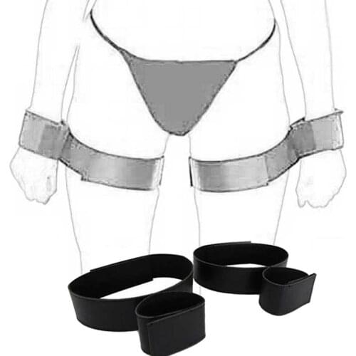 Thigh and Wrist Cuff Restraint Strap System,Thigh Connects to a Wrist Bondage Restraint,,BDSM Fetish Cosplay Adult Games Sex Toy
