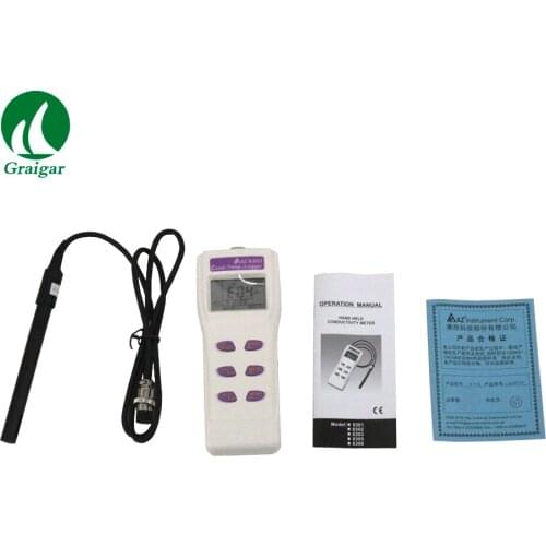 Brand New AZ8303 Conductivity Meter Handle Large LCD Display Conductivity Detector