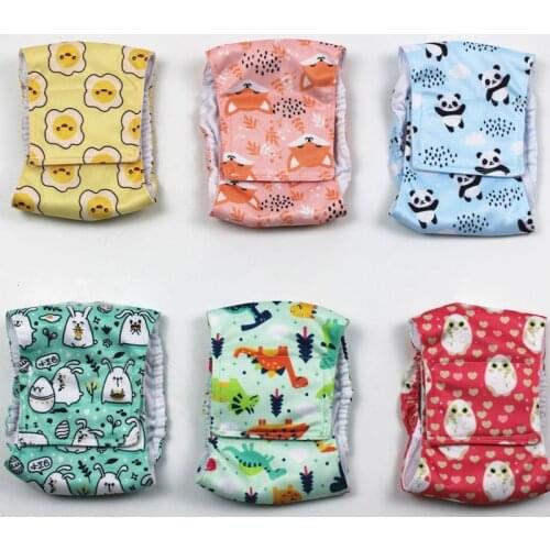 Female Dog Diaper Physiological Pant Sanitary Dog Panties Bitch Briefs Print Puppy Bitch Underwear Strong Absorbent Waterproof