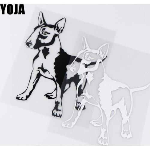 YOJA 14.9X20CM Terrier Dog Animal Vinyl Car Sticker Decal Personality Decor ZT2-0105