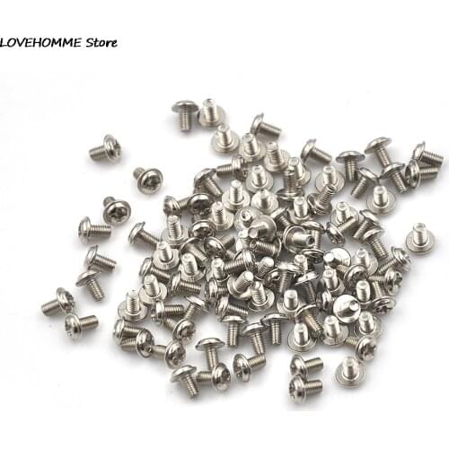 100Pcs M3 Screw M3X5 5mm PC Case Hard Drive Precision PSU 6/32" Hex Screws For Computer Floppy DVD ROM Motherboard 7mm