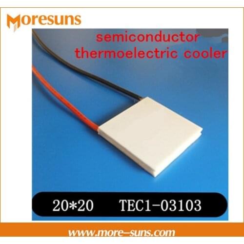 Fast Free ship 5pcs/lot New small power semiconductor thermoelectric cooler TEC1-03103 20*20*4.1mm tec