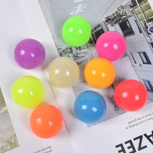 Glow in the dark toys sticky balls outdoor games children reinforce glow ball stick to the wall Childrens toys decompress ball
