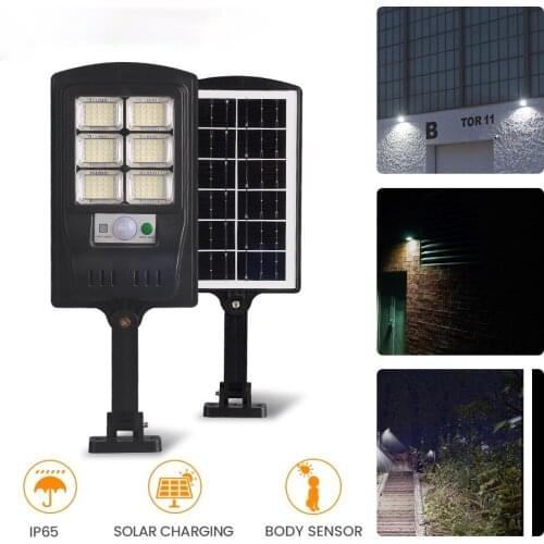 Infrared Sensor Solar Light LED Small Street Light Outdoor Sports Sensor Waterproof Wall Light 120LED Wall with Light