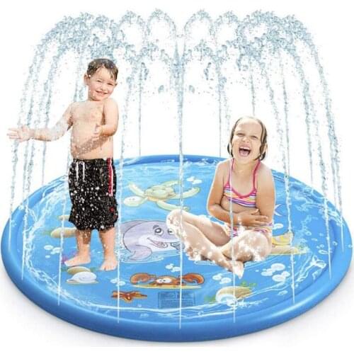 Water Spray Mat Hot PVC Toy Water Spray Mat Summer Lawn Water Play Beach Toy