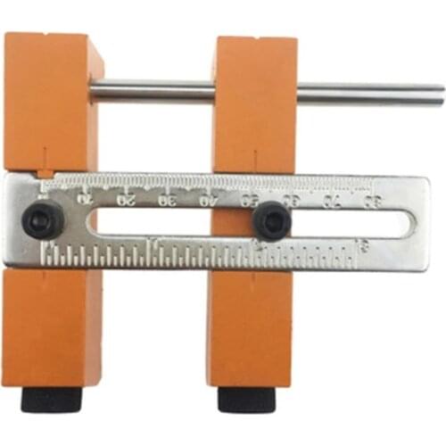 Adjustable Pocket Hole Drill Guide Kit 20-85mm Width Angle Drilling Hole Puncher Locator Jig For DIY Carpentry Woodworking Tools