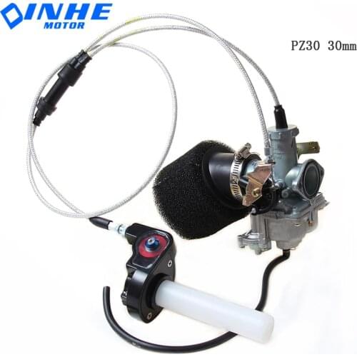 PZ30 30mm carburetor accelerator pump racing 200cc 250cc suitable for IRBIS kayo BSE with dual throttle cable