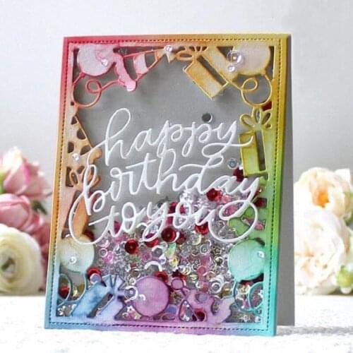 Panalisacraft Gift Background Metal Cutting Dies Craft Dies Scrapbooking Card Making Album Embossing Stencil Die Cut Decoration