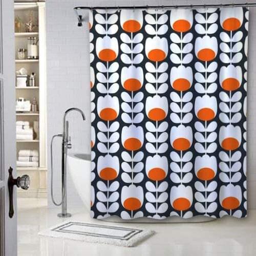 Curtains for bathroom shower bath curtain screen scenery landscape with rings Waterproof Polyester Fabric Decor with 12 Hook